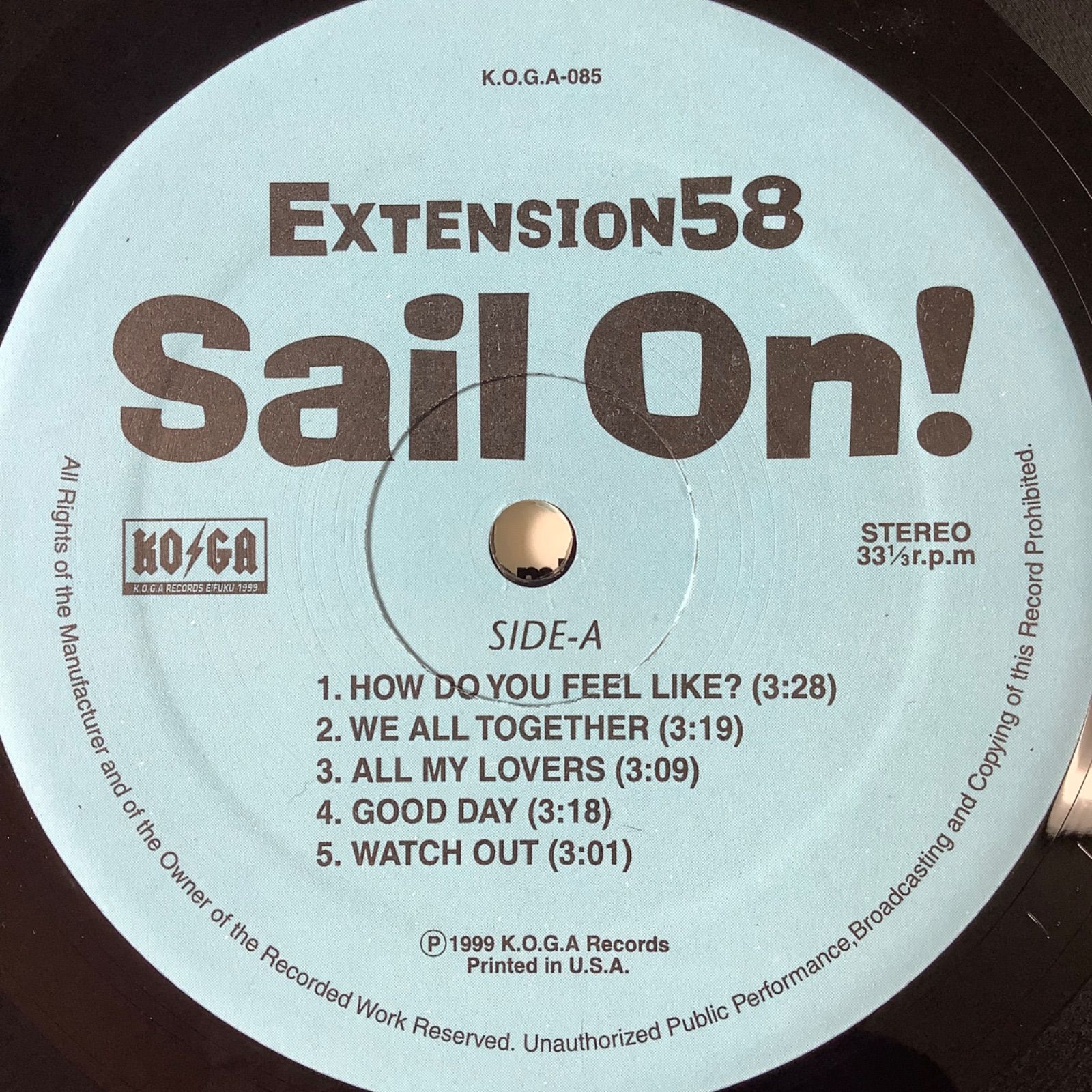 邦楽 PON ◇邦楽 【Extension58】1999年発表 「Sail On!」新潟産パワー