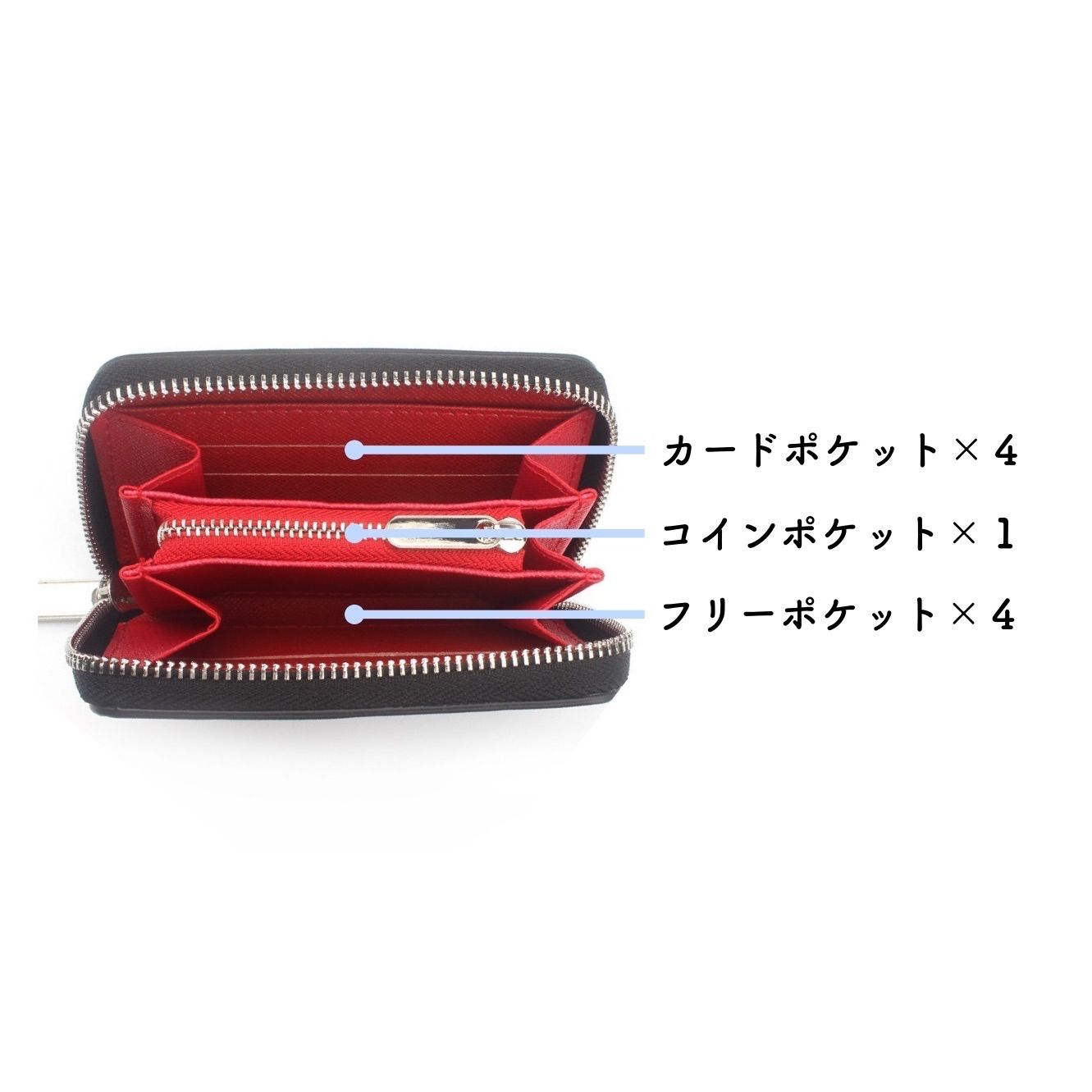 11☆優良品♪エピ  コインケース☆ブラックカラー ルイヴィトン☆ジッピー・コインパース【エピ】選べる8色 (Louis
