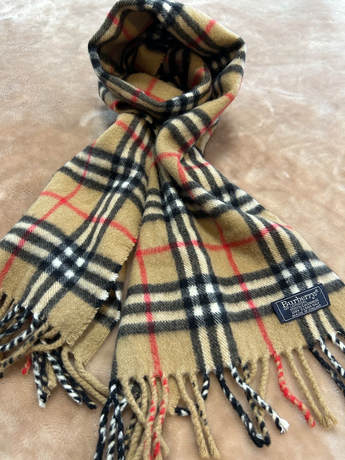 burberrys バーバリーズ マフラー ストール ショール スカーフブラウン茶色系ベージュノバチェックカシミヤカシミア100％イングランド製イギリス製英国製