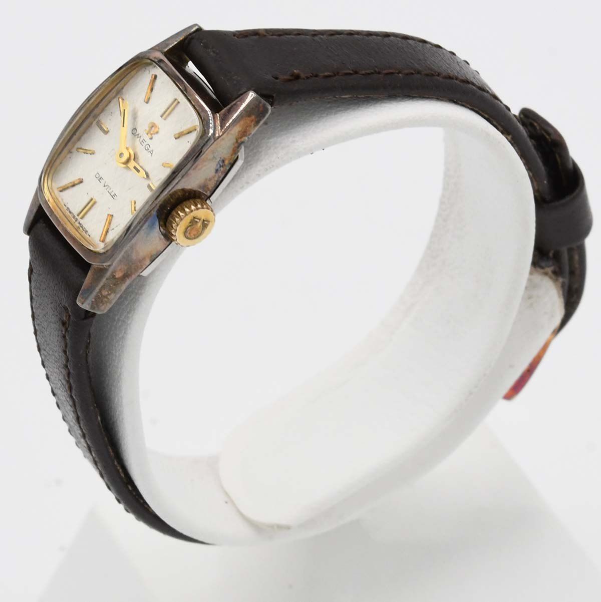 腕時計 稼働 OMEGA オメガ デビル 511.268 cal.485 手巻き シルバー色文字盤 H20355