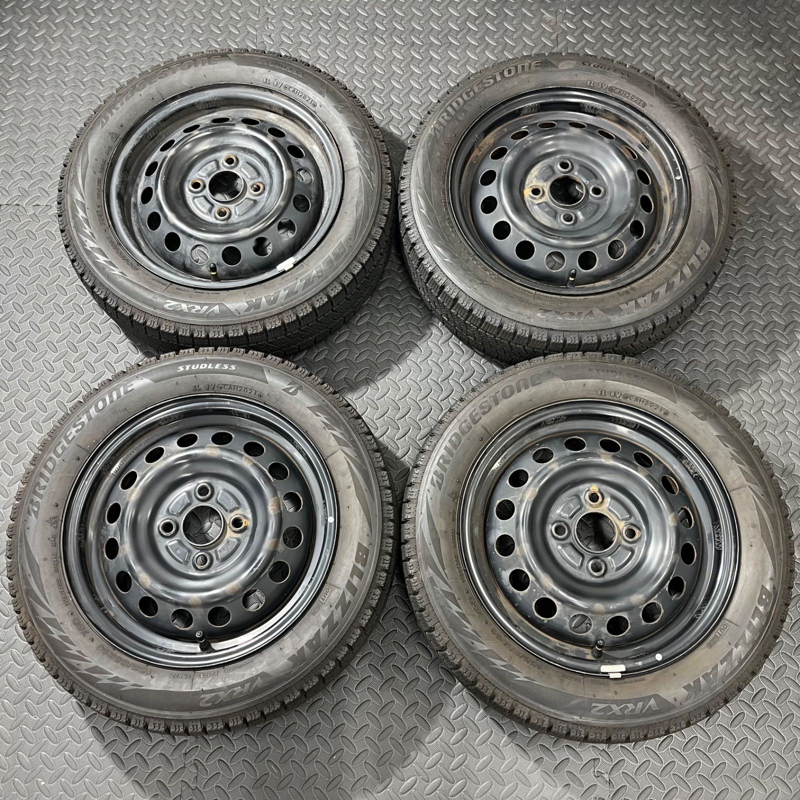 21年製 155|65R14 ブリヂストン ブリザックVRX2 日産 デイズ デイズルークス スタッドレスタイヤ 1099R