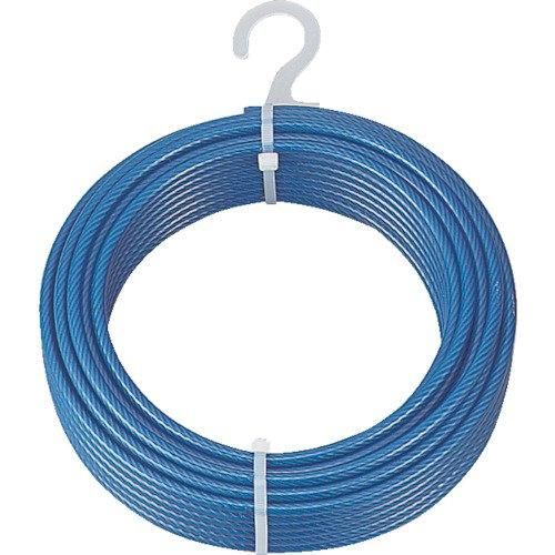 2営業日で発送 TRUSCO トラスコ中山 CWP6S20TRUSCO メッキ付ワイヤーロープ PVC被覆タイプ Φ6 8 mmX20m8560808