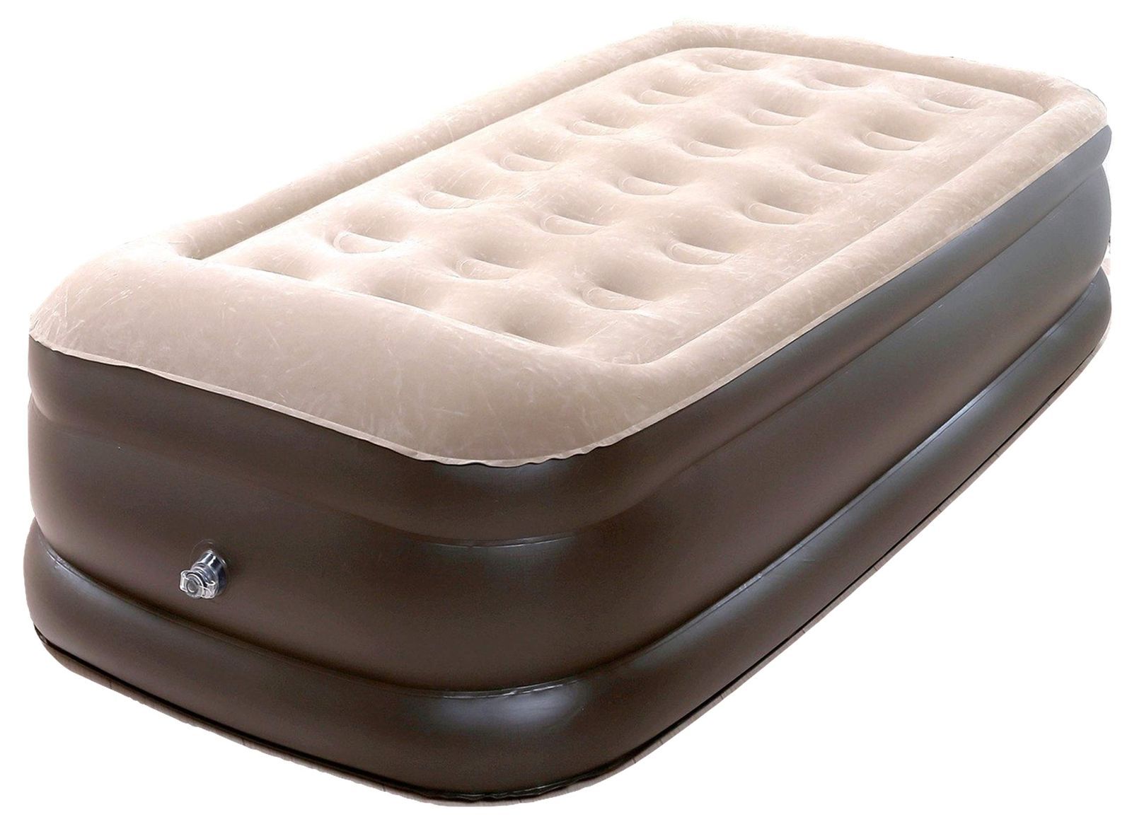 数量 一人用 エアーマット 来客用 電動吸入式 電動エアーベッド 約90秒 シングル ビータ Vita ブラウン