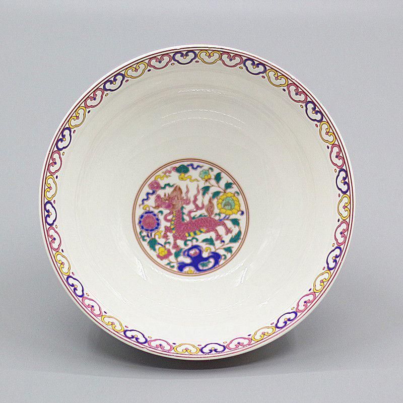 清乾隆斗彩麒麟碗 景徳鎮 陶磁器 装飾品 現代工芸品 美術品 置物 大清乾隆斗彩麒麟碗 景徳鎮 陶磁器 装飾品 現代工芸品 美術品