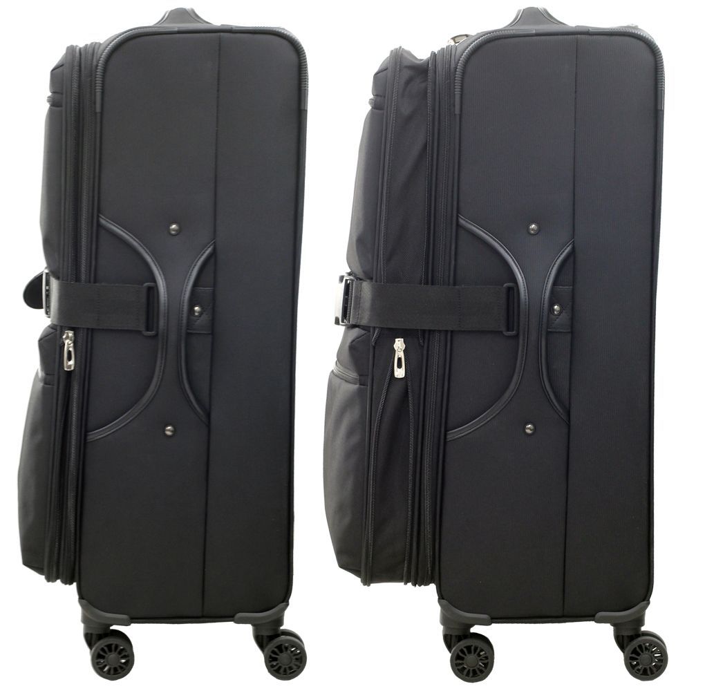 最大容量95 L ビバーシェAK-FW LLブラック 28インチ 拡張機能付 TSAソフトキャリー