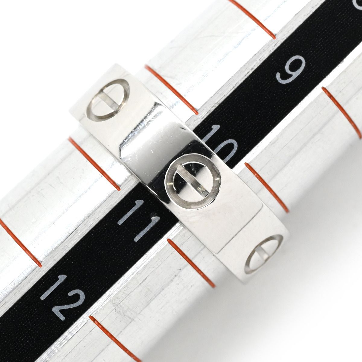 カルティエ Cartier リング 指輪 ラブリング K18WG ホワイトゴールド 
