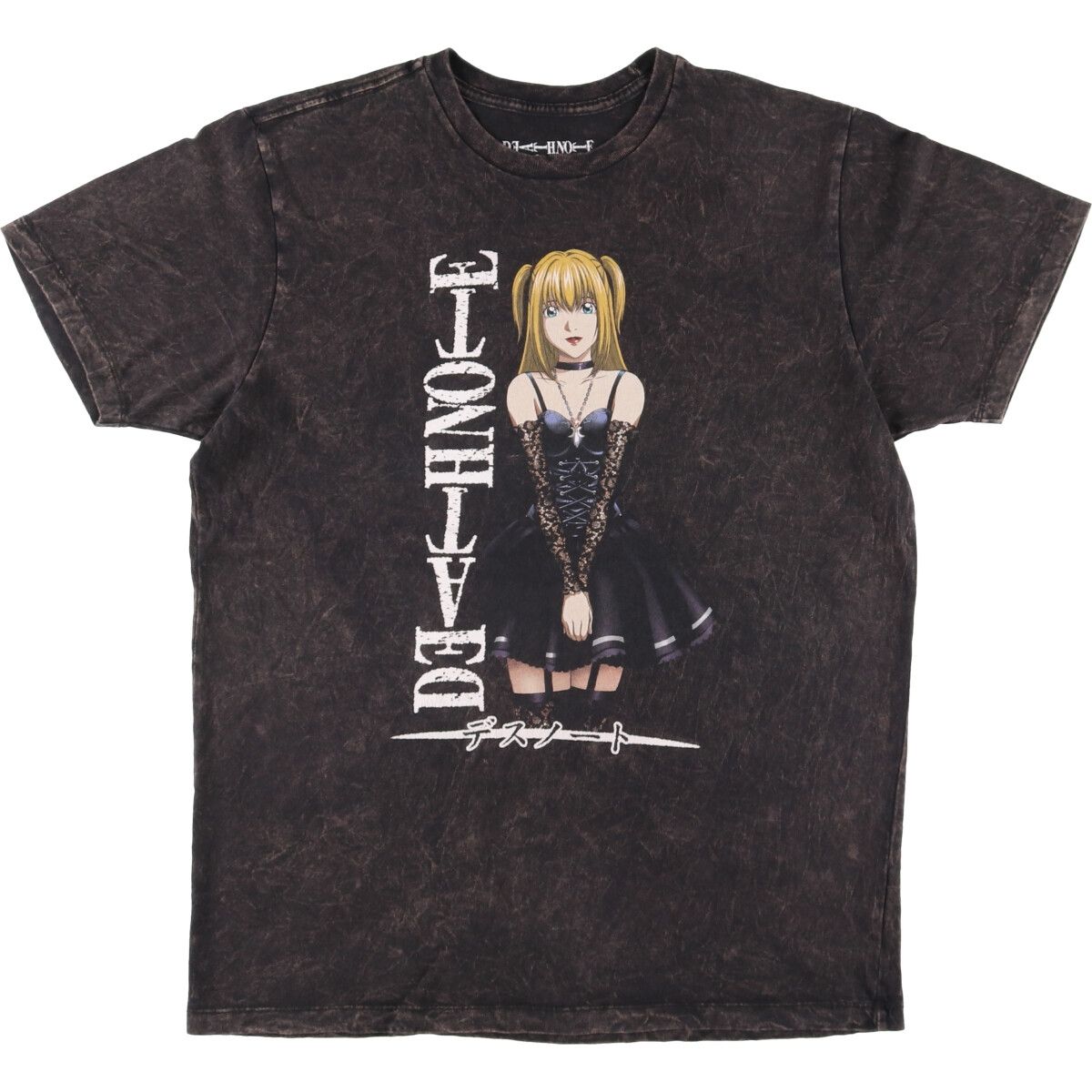 古着 DEATH NOTE デスノート 弥 海砂 ミサミサ アニメ キャラクタープリントTシャツ メンズXL相当|eaa551285