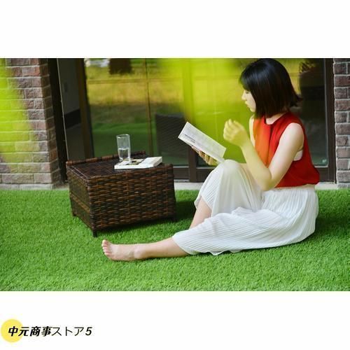 人工芝 ロール 1m×10m 芝丈30mm ピン22本つき 4色立体感 透水穴つき リアル ふかふか 高品質 高密度 色落ちにくい 抜けにくい 復元性 立体