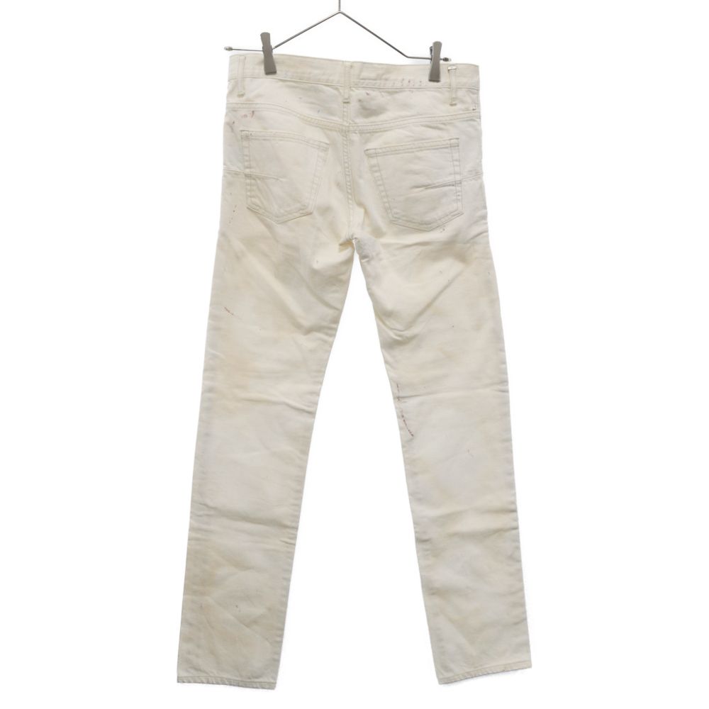 Dior HOMME (ディオールオム) 10SS ペンキ加工 コットン スキニー