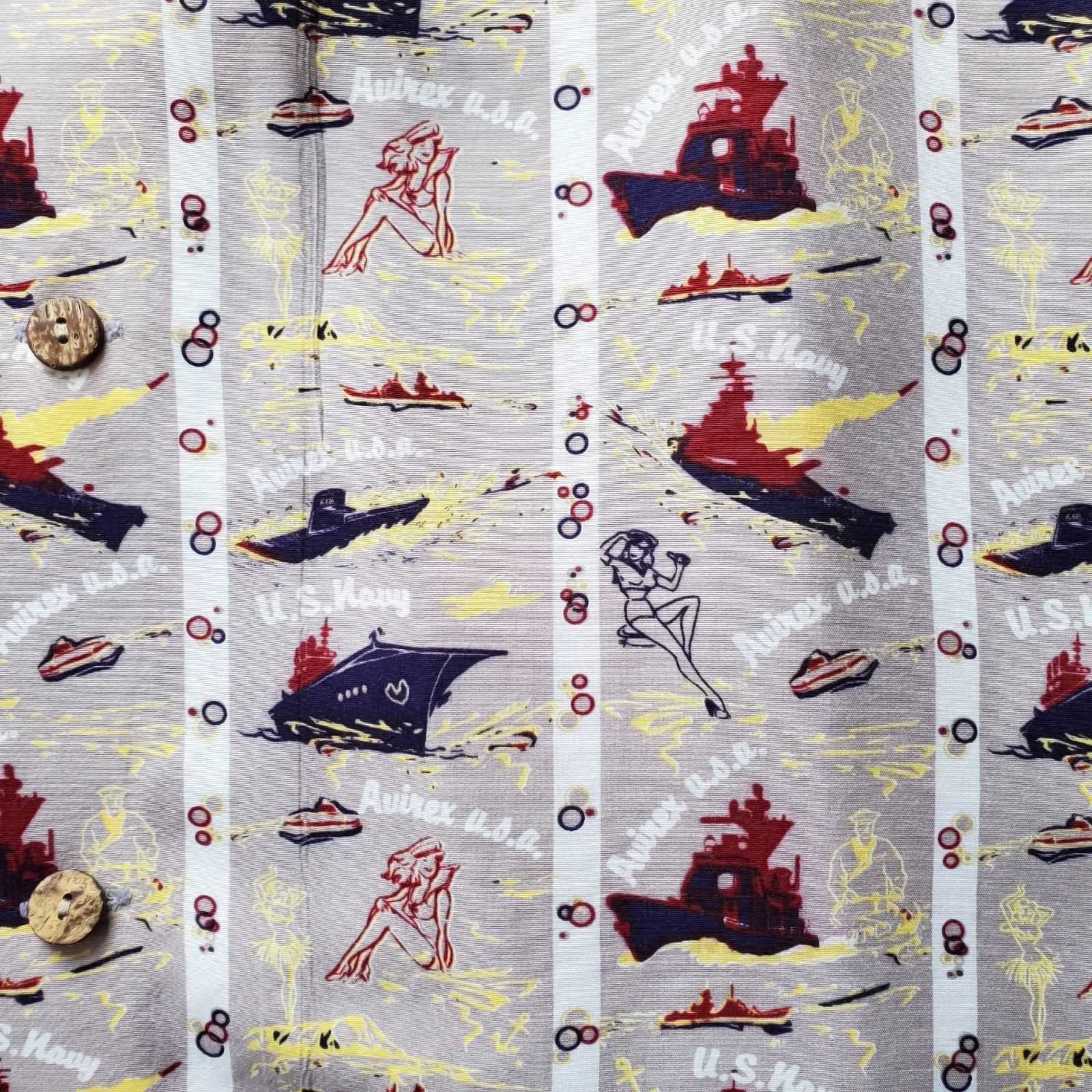 AVIREXアヴィレックス□美品 2000s 三角タグ 旧タグ U.S.NAVY 米
