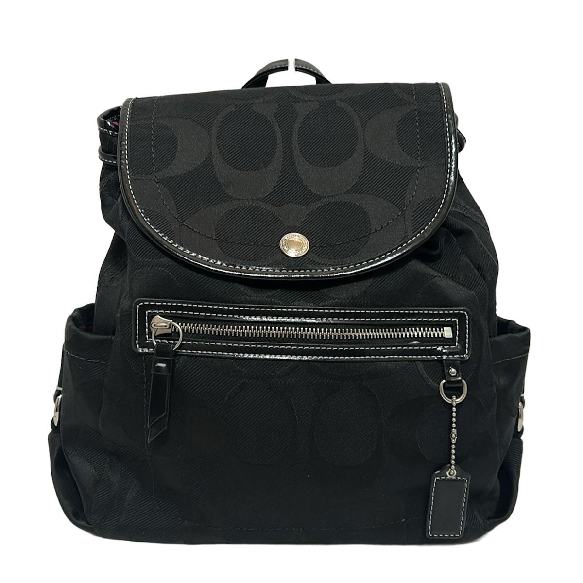 COACH コーチ リュック F29004 チャーリー黒 牛革 シボ革 美品 COACH コーチ リュック F29004 チャーリー黒 牛革 シボ革 美品