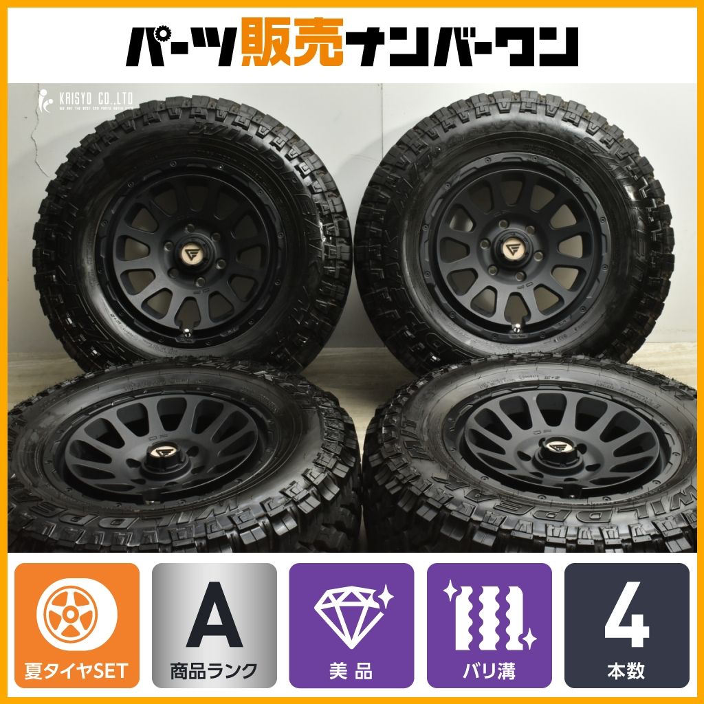 美品 バリ溝】デルタフォース オーバル 17in 8J +20 PCD139.7 