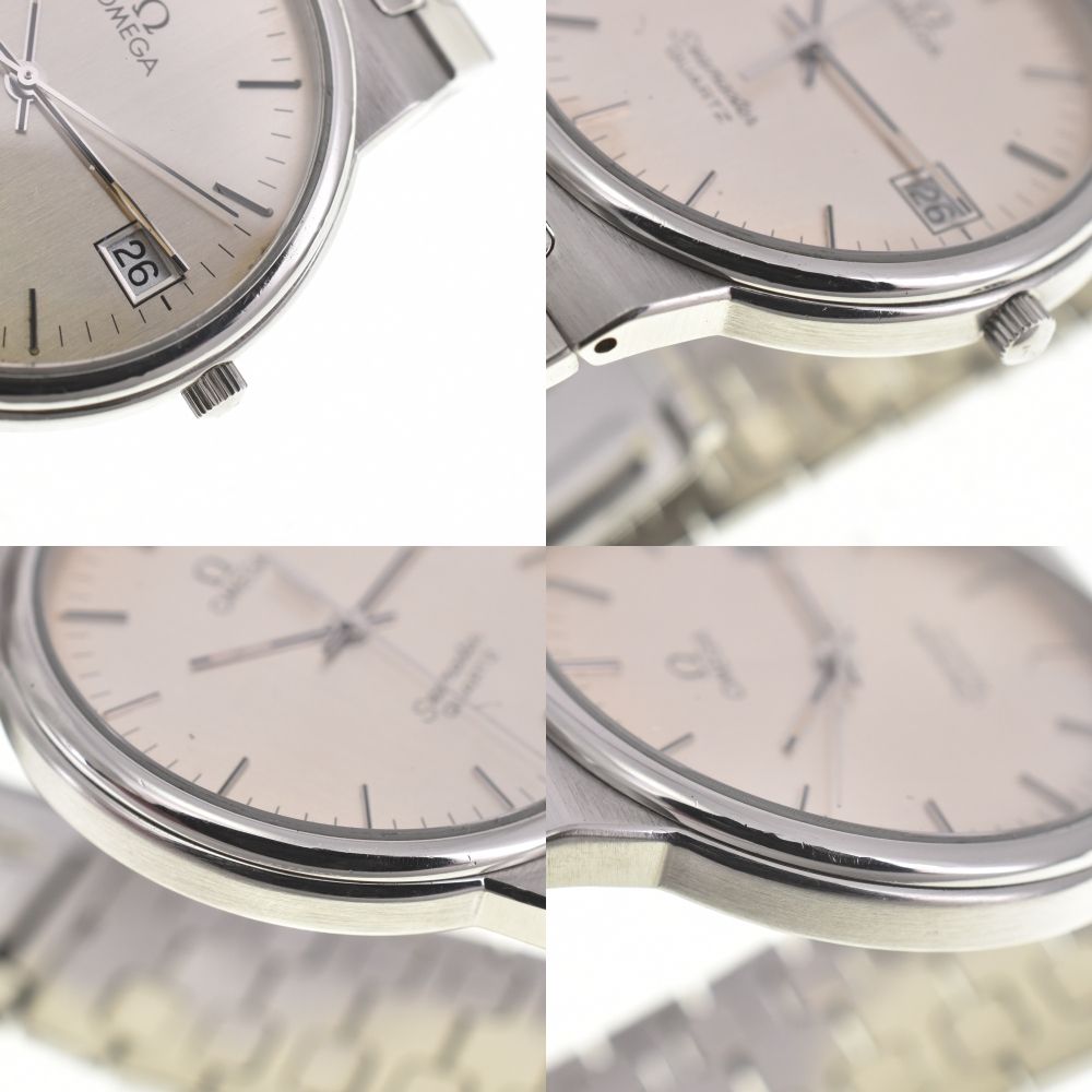 オメガ OMEGA 1432 シーマスター デイト クォーツ メンズ良品 D