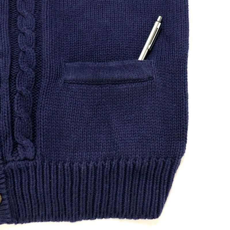 90s vintage GAP 無地 コットン ニットカーディガン メンズ M~L