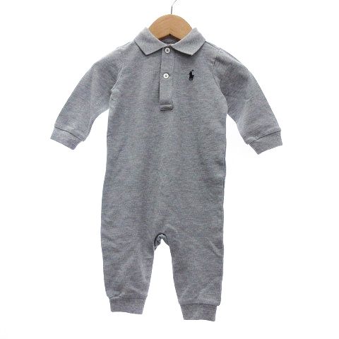 ラルフローレン RALPH LAUREN タグ付き ロンパース カバーオール ロゴ