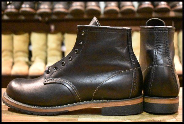 8D 箱付 未使用 18年】レッドウィング 9414 ベックマン 黒 ブラック