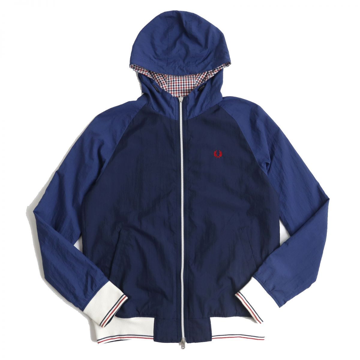 Fred Perry リバーシブルチェック柄 ジャンパー美品 Oサイズ