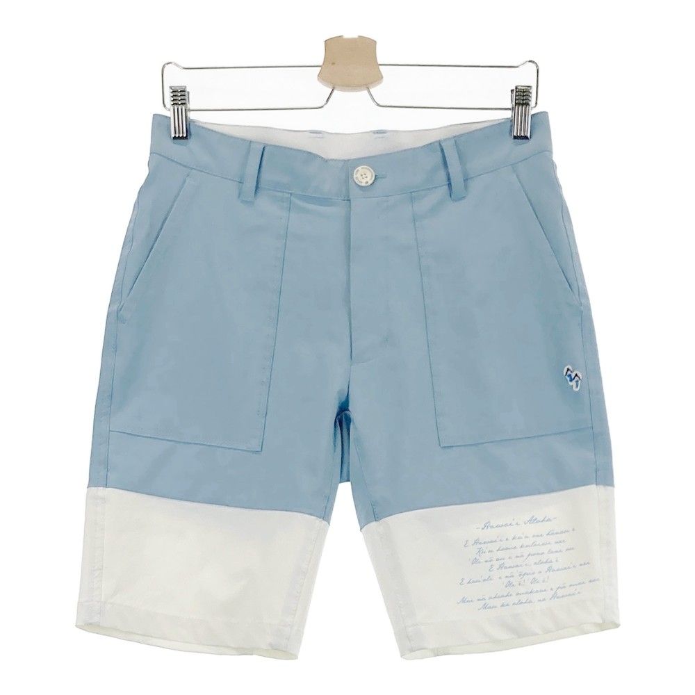 サイズ：79 ZOY ゾーイ 071422431 ストレッチ ハーフパンツ ブルー系