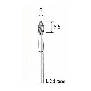 【新品・7営業日以内発送】ミニター MINITOR BC2251 超硬カッター クロスカット &Phi;３ 軸径３．０ｍｍ BC-2251【沖縄離島販売不可】