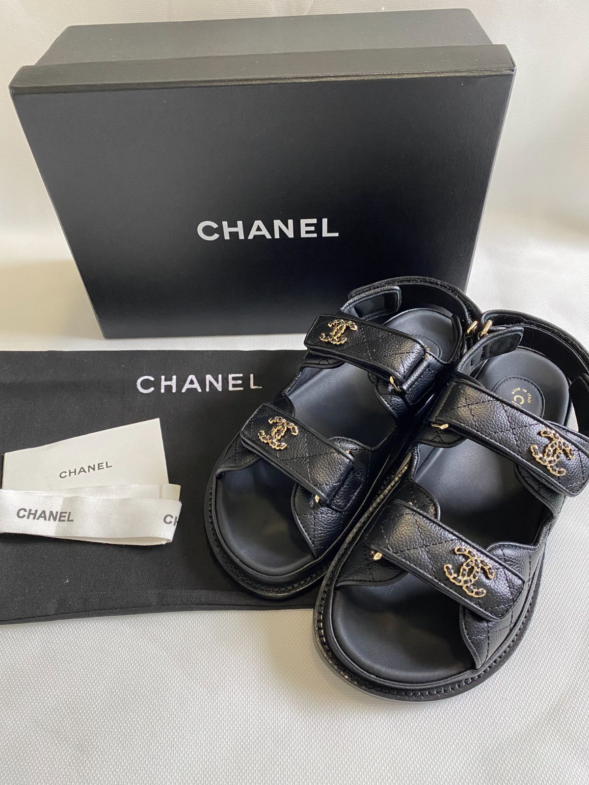 CHANELシャネルフットベット サンダル