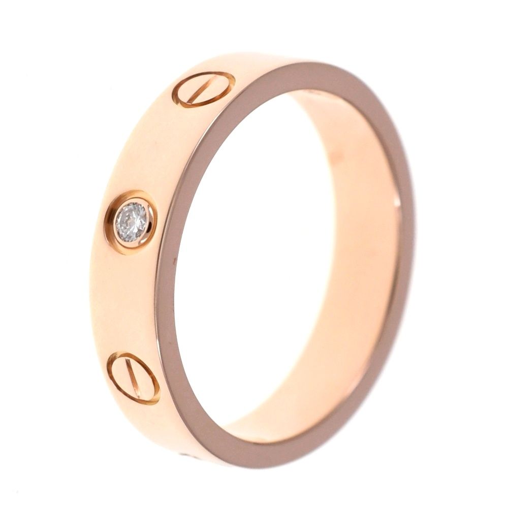 カルティエ CARTIER ラブ リング スモールモデル サイズ49|JP9 K18PG ダイヤモンド レディース 袋付き S 139303