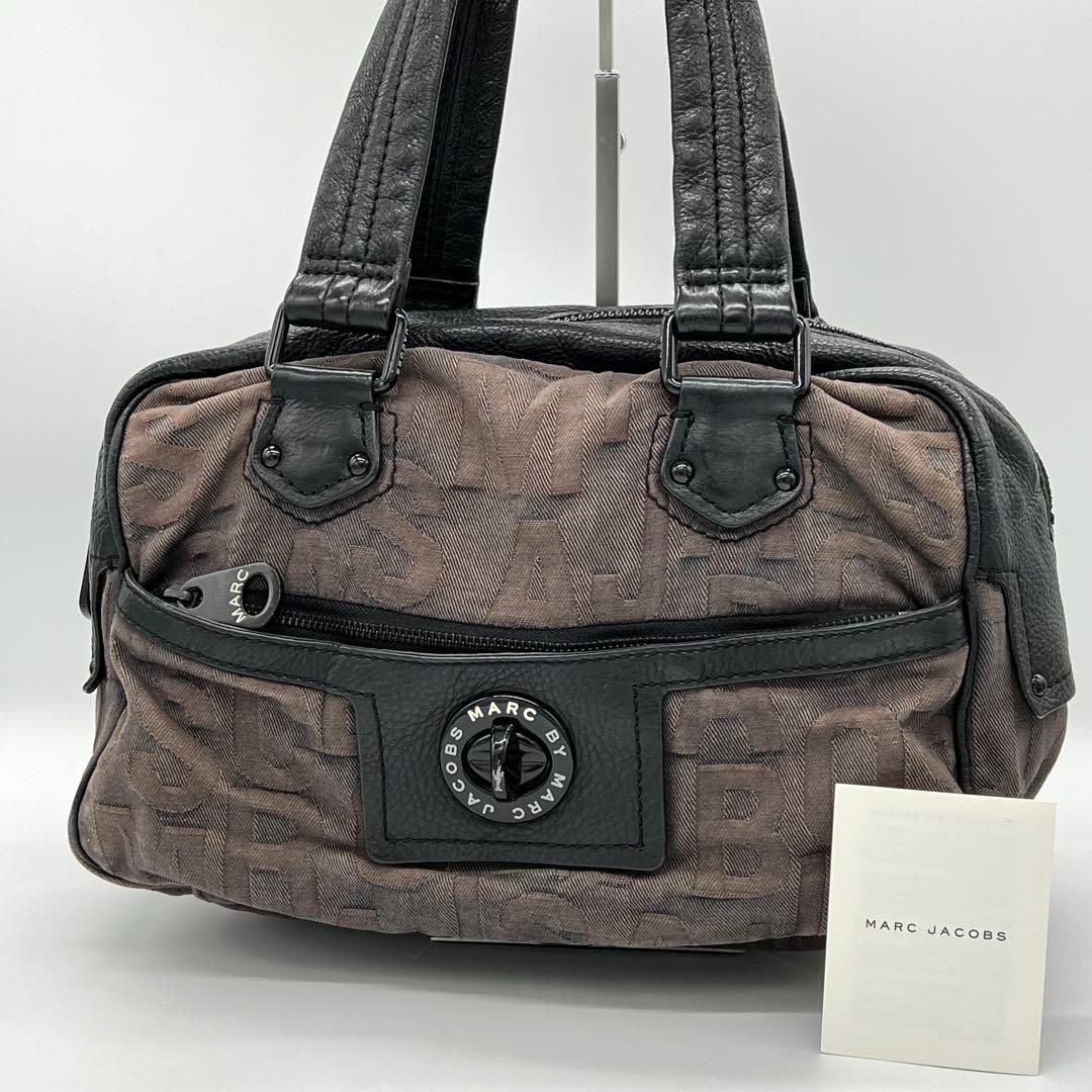 良品】MARC JACOBS ハンドバッグ ミニボストンバッグ デニム風