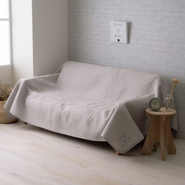 寝具 マルチ カバー 綿 100％ 洗える ギフト イブル 約200×250cm