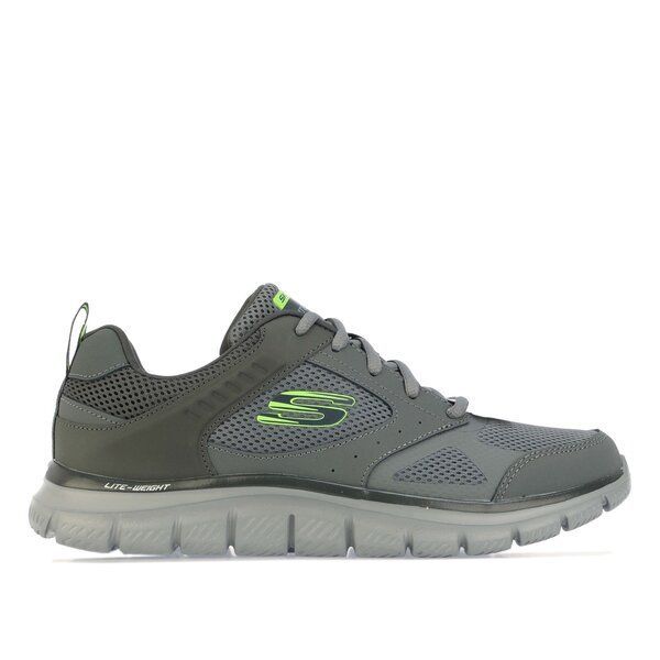 【送料無料】 スケッチャーズ メンズ スニーカー シューズ Track Syntac Trainers Charcoal