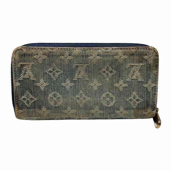 ルイヴィトン Louis Vuitton モノグラムデニム ジッピーウォレット M 95341 ラウンドファスナー 長財布 ユニセックス