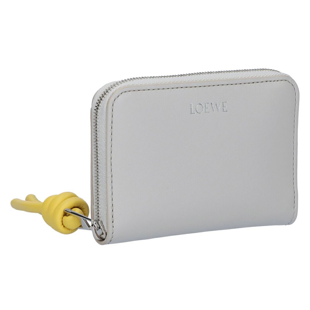 LOEWE White コインケース LOEWE ロエベ / バニーコインケース チャーム ホワイト シルバー