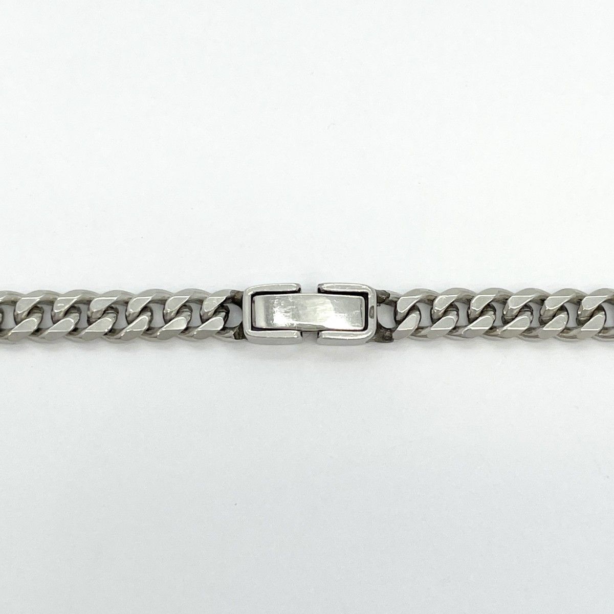 5khc063】喜平 ネックレス Pt850 プラチナ 6面 シングル 50.1cm 30.8g  