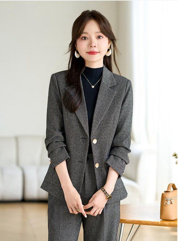 白 紅葉刺繍 金箔 付け下げ 着物 訪問着 フルセット 付け下げ 正絹 黒