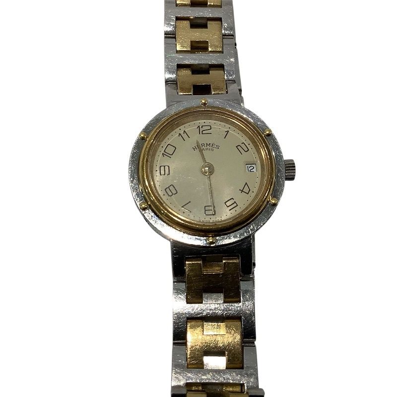 エルメス（HERMES）クリッパー コンビ色 レディース 本体のみ クオーツ  
