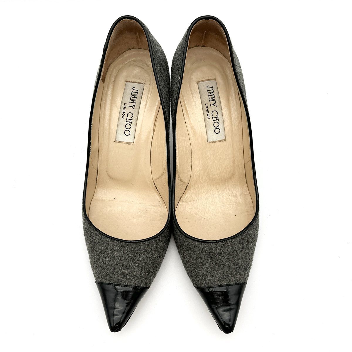 JIMMY CHOO パンプス グレー 1777T - メルカリ