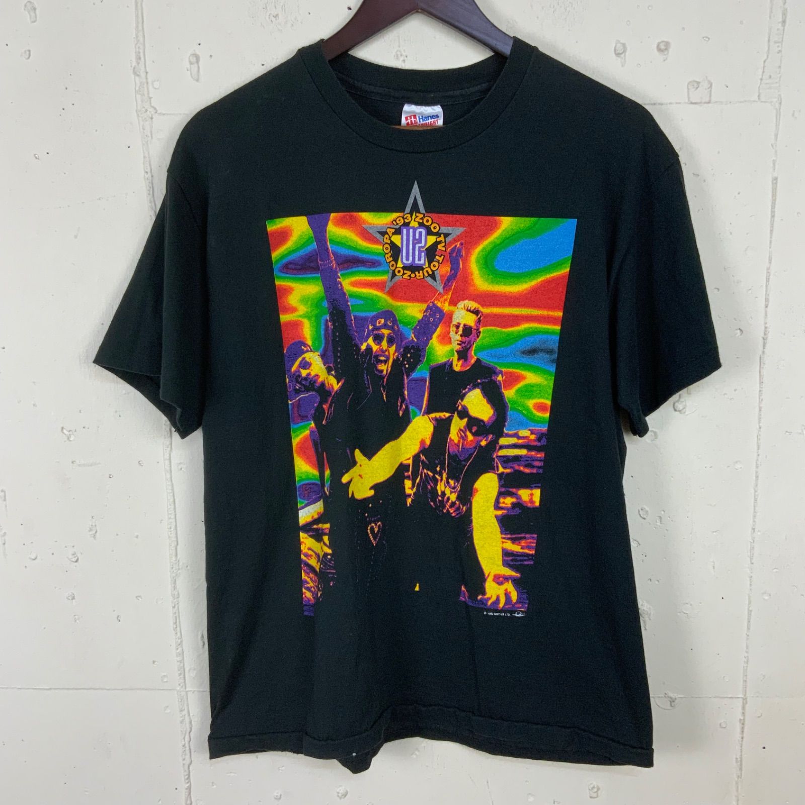 90s90年代U2バンドTシャツUSA製アメリカ製ビンテージツアーTシャツ