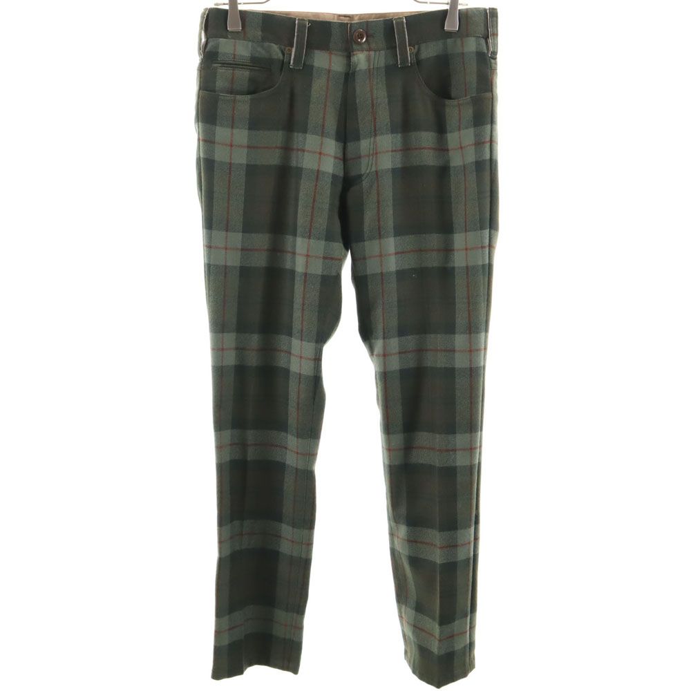 Paul Smith】トラウザーズ ワイドテーパード タータンチェック