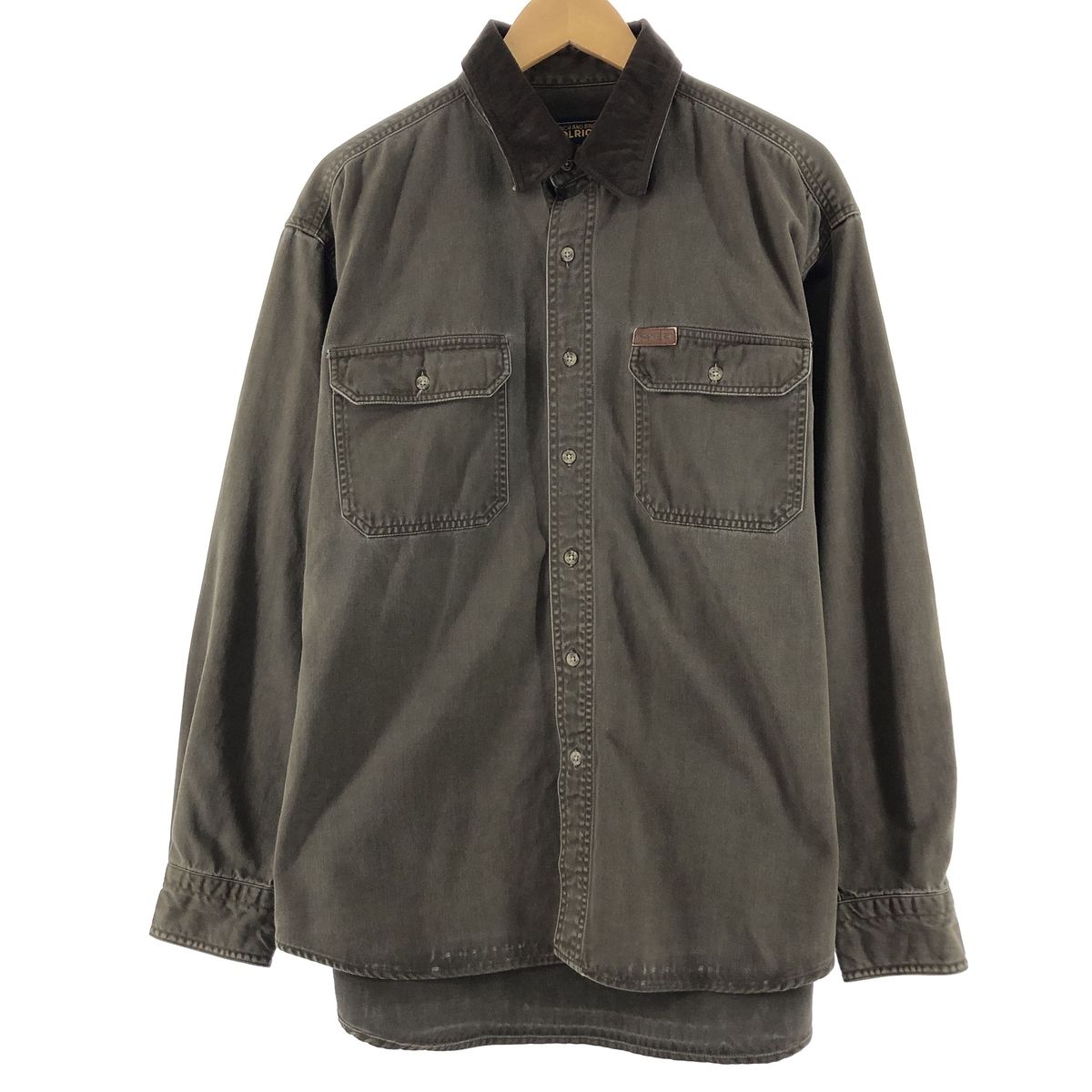 古着 ウールリッチ WOOLRICH 長袖 コットンシャツ メンズXL/eaa367595