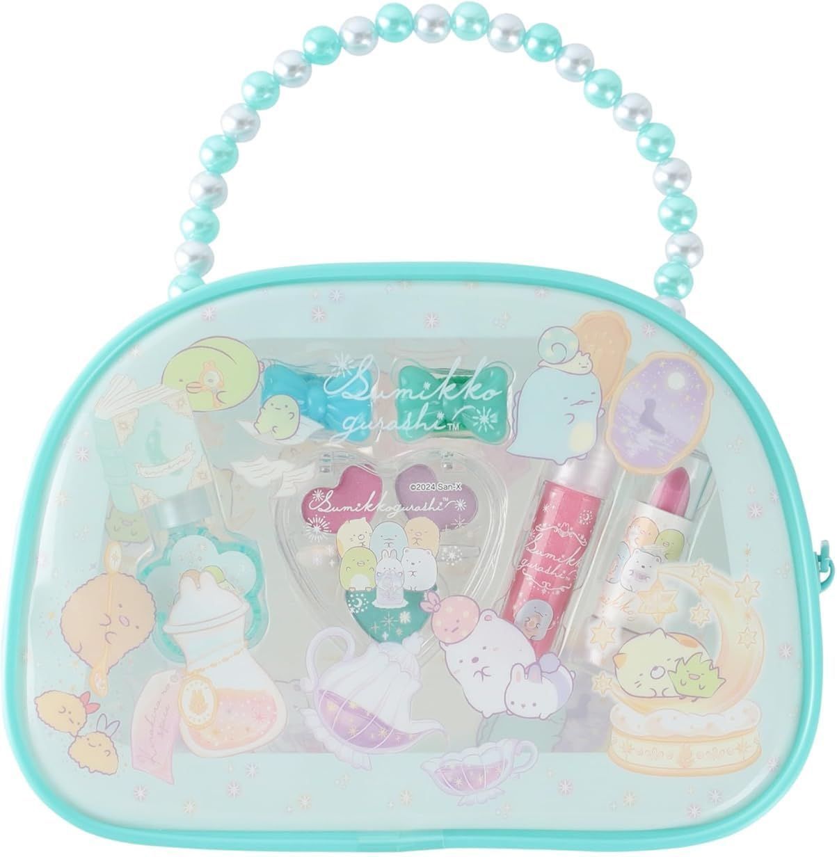 【新品】レイス すみっコぐらし おでかけメイクバッグ ミント 6才 コスメ アクセサリー