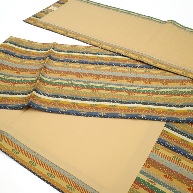 ★年内でメルカリ仕舞、龍村 全通袋帯 美品(新品購入試着→) 新古品】 龍村美術織物 開き仕立て 正絹 全通 京袋帯 たつむら 赤 黄