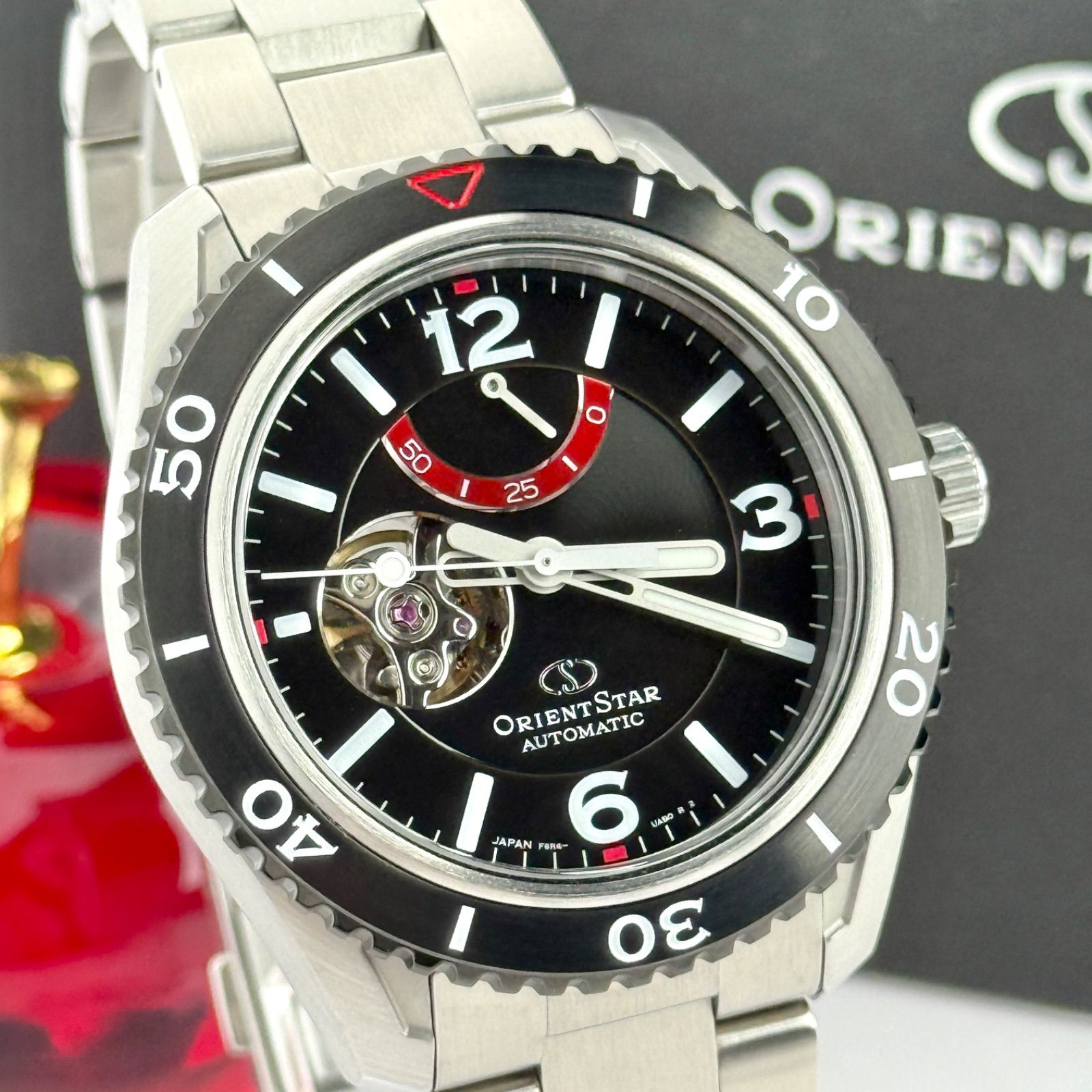 美品】オリエントスター F6R4-UAB0 パワーリザーブ メンズ 834 - メルカリ 