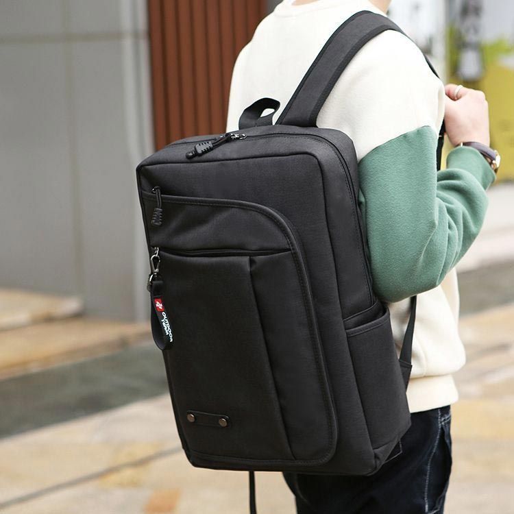 リュック メンズ 未使用 リュックサック バックパック 大容量 撥水加工 A4サイズ 15.6インチPC収納可能 背面ポケット 反射材付き 学生 通学 通勤 高校生 大学生 男子 無地 yunban282