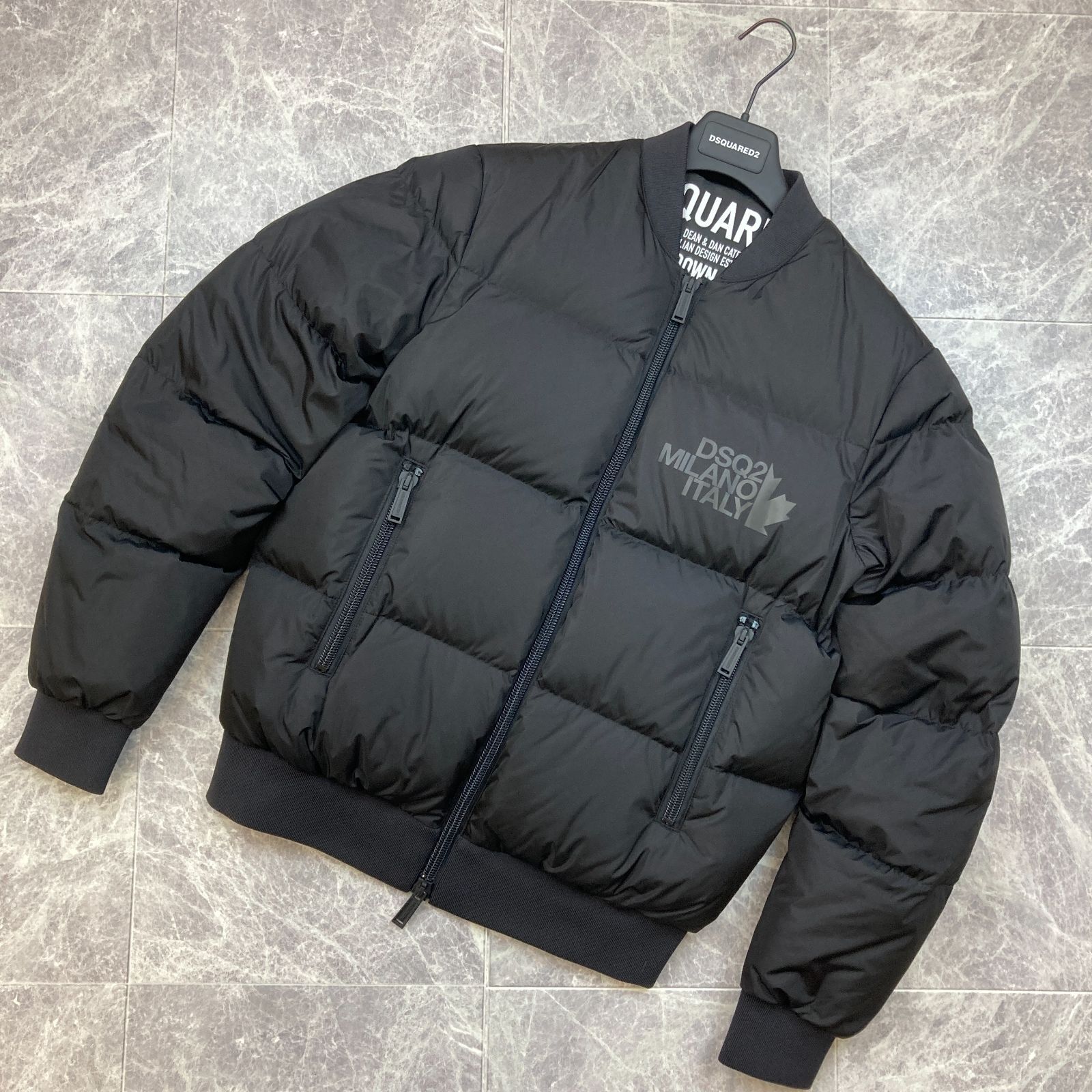 美品 DSQUARED2 ダウンジャケット 黒 ブラック 【公式通販】