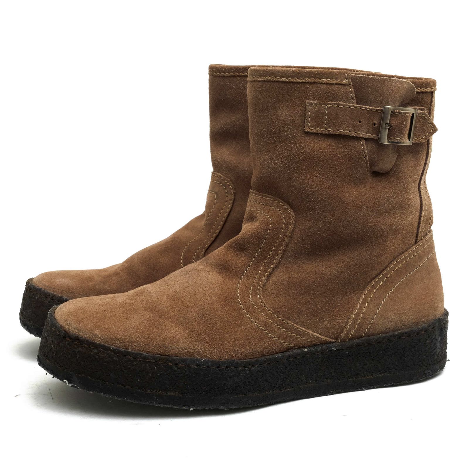ノンネイティブ／nonnative エンジニアブーツ シューズ 靴 メンズ 男性 男性用スエード スウェード レザー 革 本革 ブラウン 茶  RANCHER BOA PECOS BOOT Exclusive ムートンブーツ クレープソール ボア ノンネイティブ／nonnative エンジニアブーツ シューズ 靴 メンズ 男性