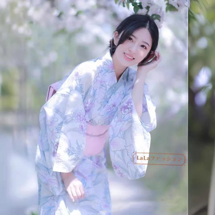 浴衣 レディース 花柄 和服 浴衣 女性用 桜柄 コスチューム 浴衣