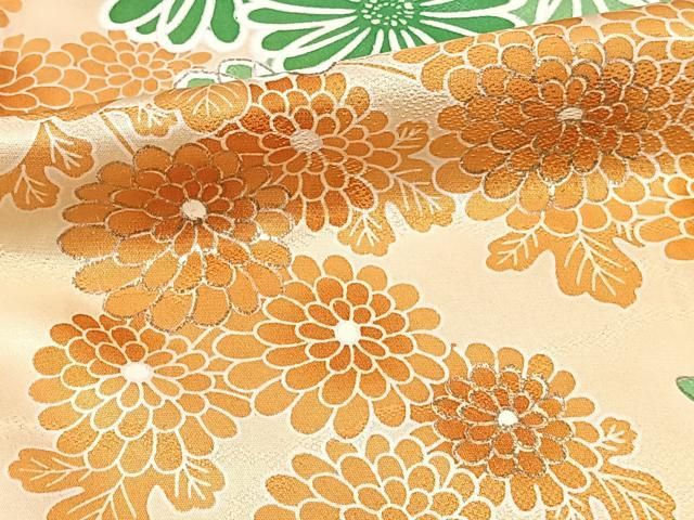 Kei 　6点まとめG-045 豪華振袖 金彩の地紋に鮮やかな辻が花 正絹 Kei 様専用 6点まとめG-045 豪華振袖 金彩の地紋に鮮やかな