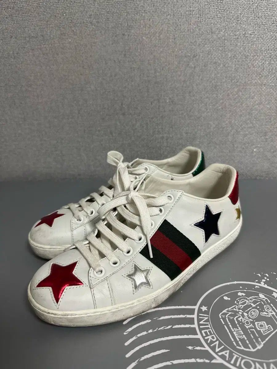 GUCCI グッチ 454562 エース 三本線 スター 出演者 スニーカーズ レディース スニーカー