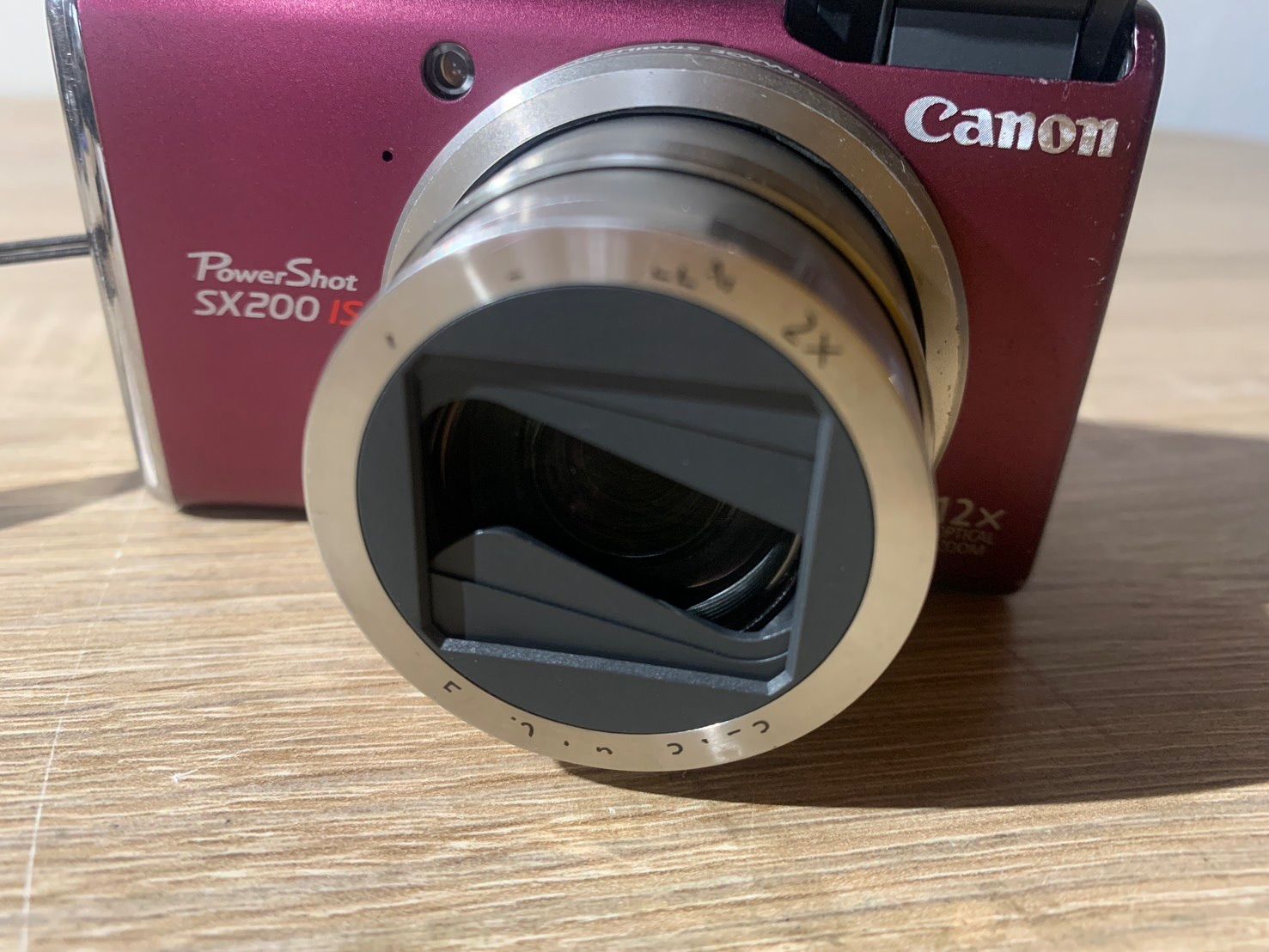 6148 Canon PowerShot SX200 IS バイオレット 動作確認済み デジカメ