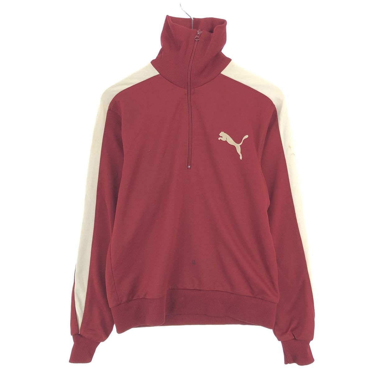 古着 00年代 プーマ PUMA バックロゴ ハーフジップ ジャージ トラック 