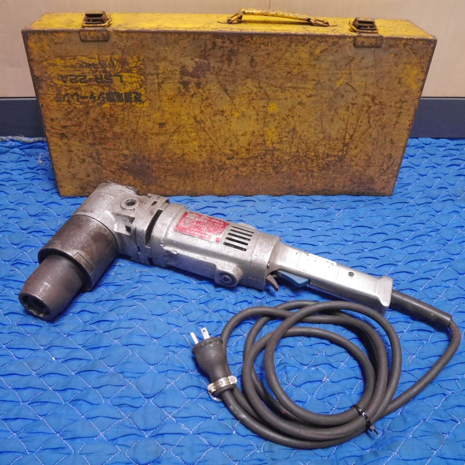 送料無料 芝浦 電動 シャー レンチ LSR-22A 電動 工具 200V コード式