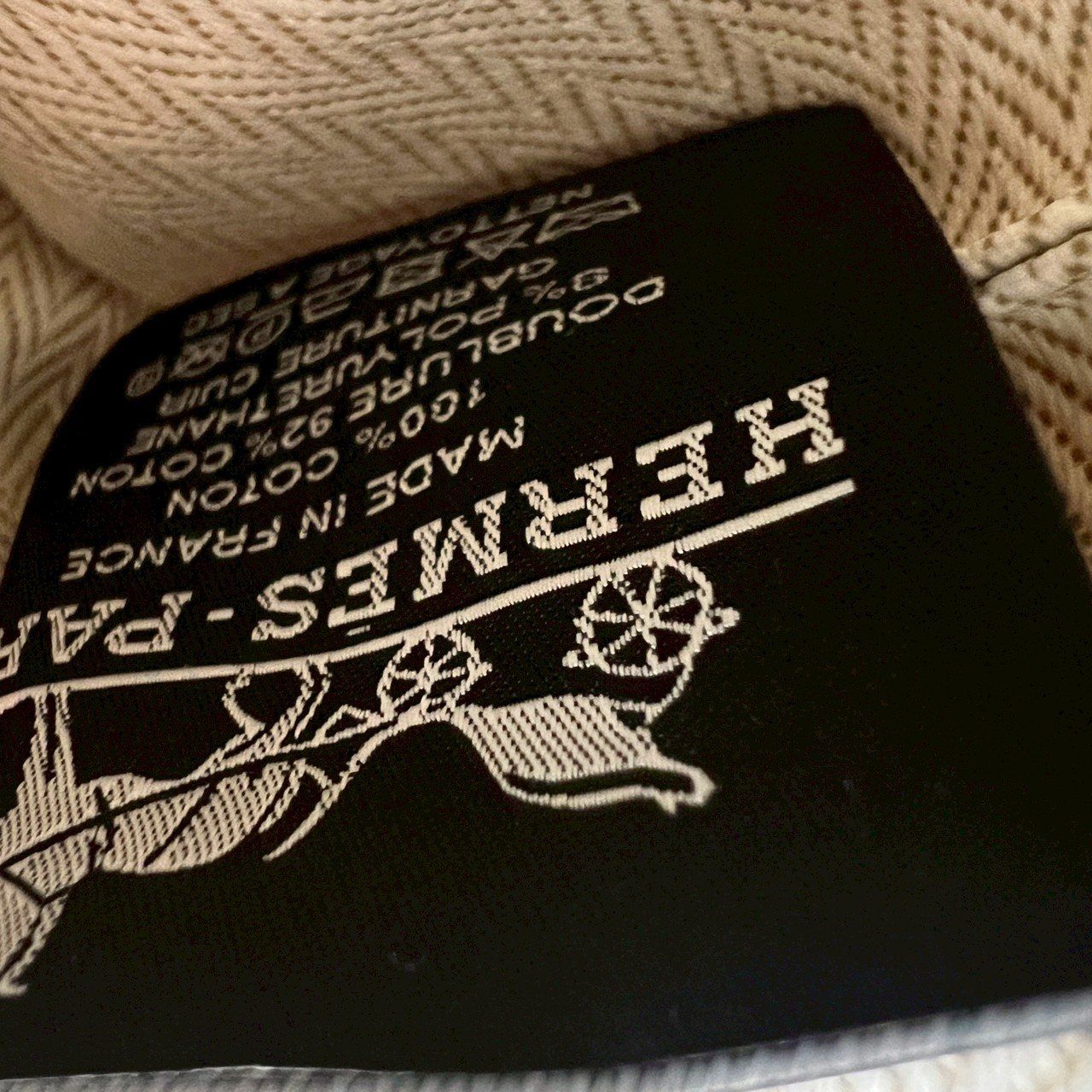 Hermès エルメス Trousse Bolide casaque mini ボリードポーチ カザック ミニ 綿 Miel ミール DECORATOM_COM_BR